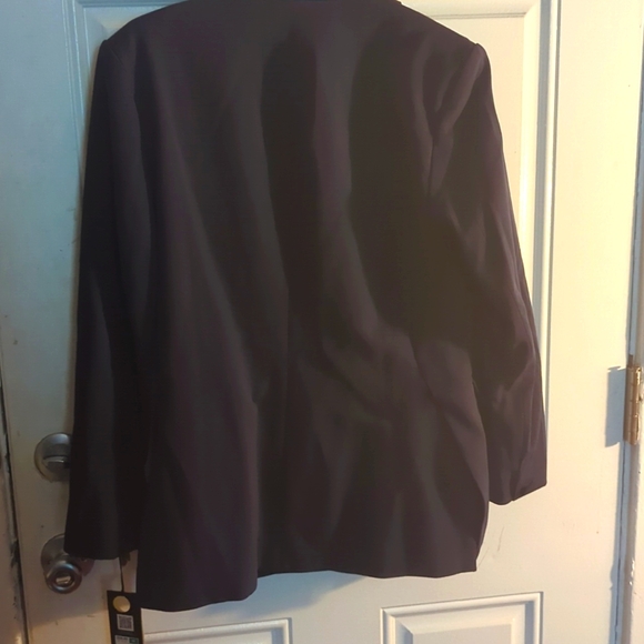 Phillip Lim Navy Blazer with Black collar - Picture 2 of 2